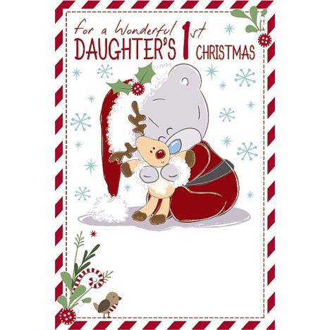 Daughters 1st Christmas Tiny Tatty Teddy Me to You Bear Christmas Card  £2.49