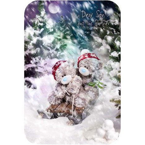 Son and Partner Me to You Bear Christmas Card   £2.40