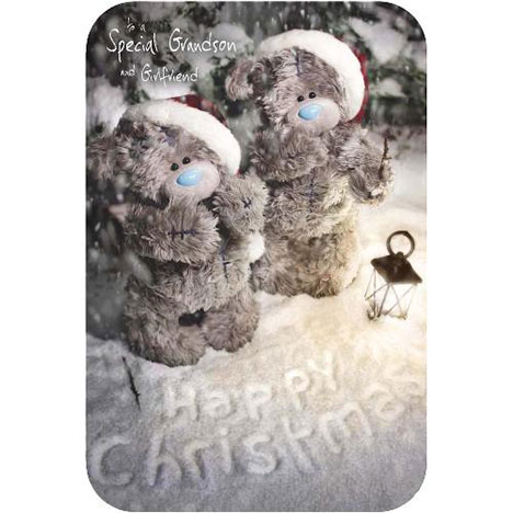 Special Grandson & Girlfriend Me to You Bear Christmas Card  £2.40