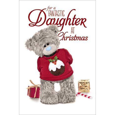 3D Holographic Daughter Me to You Bear Christmas Card  £3.79