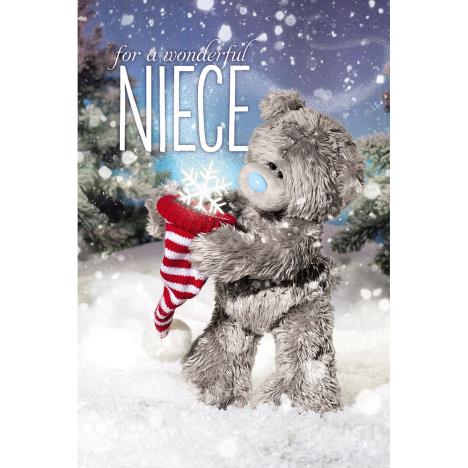 3D Holographic Niece Me to You Bear Christmas Card  £3.79
