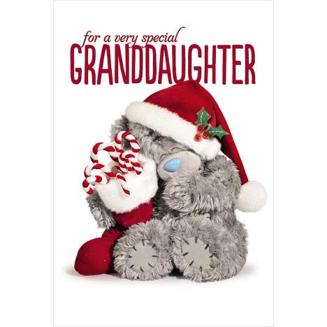 3D Holographic Granddaughter Me to You Bear Christmas Card  £3.79