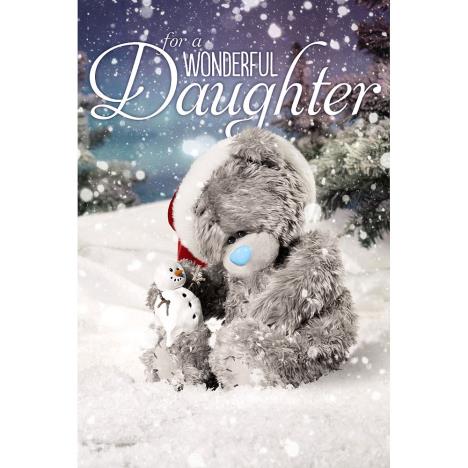 3D Holographic Daughter Me to You Bear Christmas Card  £3.79