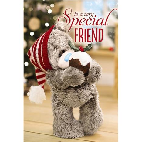 3D Holographic Special Friend Me to You Bear Christmas Card  £4.25