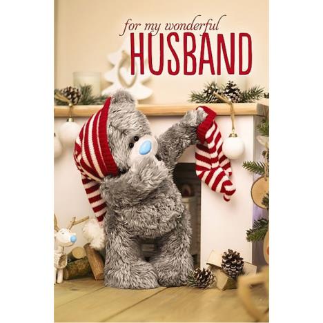 3D Holographic Wonderful Husband Me to You Bear Christmas Card  £4.25