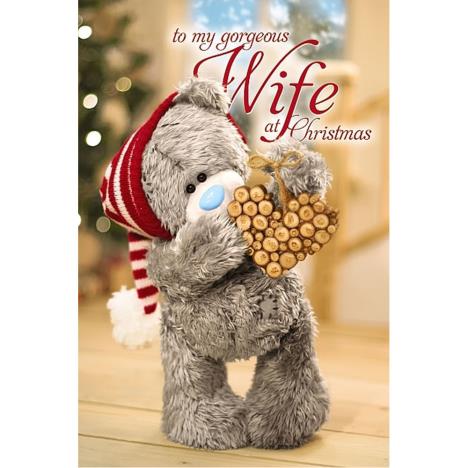 3D Holographic Gorgeous Wife Me to You Bear Christmas Card  £4.25