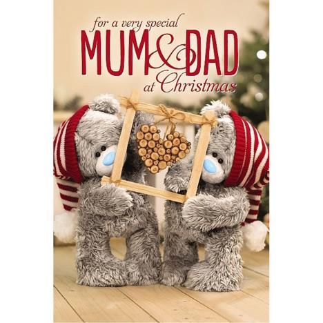 3D Holographic Special Mum and Dad Me to You Bear Christmas Card  £4.25
