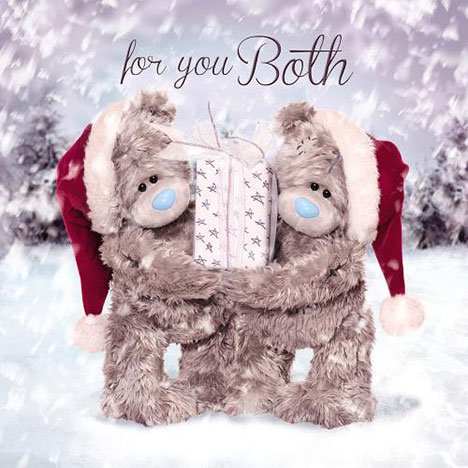 3D Holographic Both Of You Me to You Bear Christmas Card  £2.99