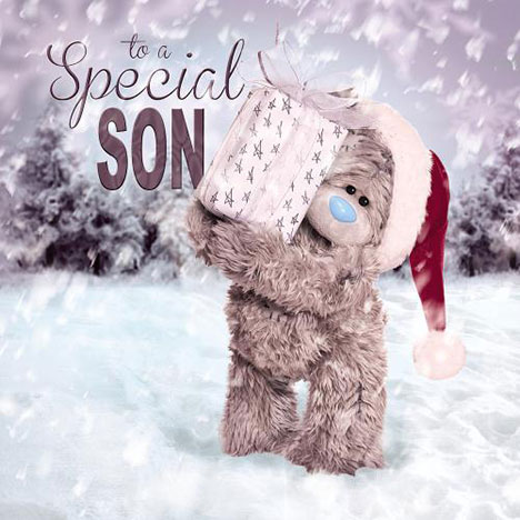 3D Holographic Son Me to You Bear Christmas Card  £2.99