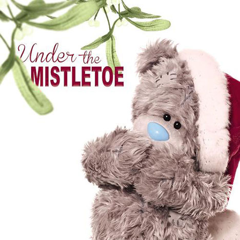 3D Holographic Under the Mistletoe Me to You Bear Christmas Card  £2.99