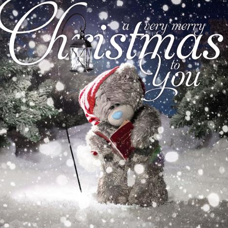 3D Holographic Singing Hymns Me to You Bear Christmas Card  £2.99