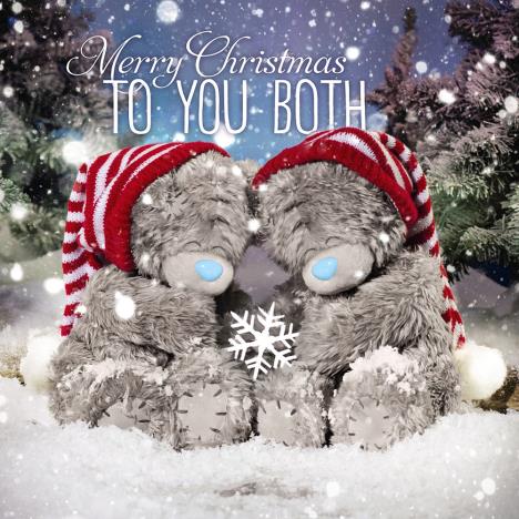 3D Holographic To You Both Me to You Bear Christmas Card  £2.99