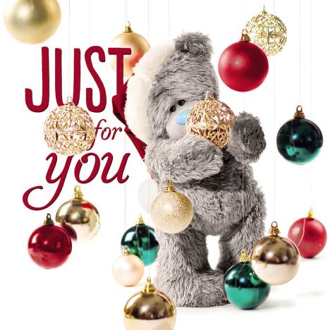 3D Holographic Sea Of Decorations Me to You Bear Christmas Card  £2.99