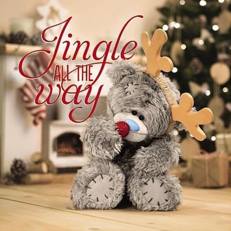3D Holographic Bear and Red Nose Me to You Bear Christmas Card  £3.59