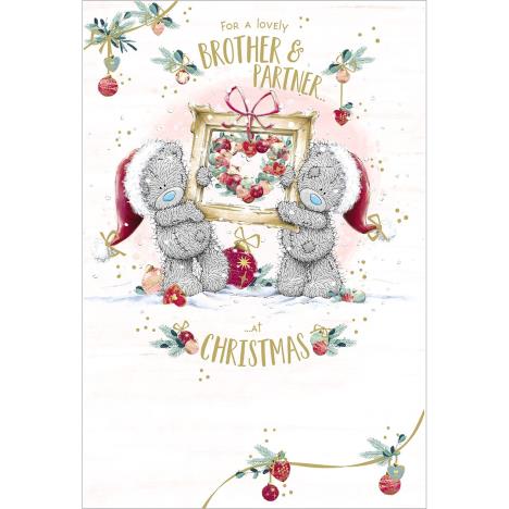 Brother & Partner Me to You Bear Christmas Card  £2.49