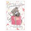 3D Holographic Special Granddaughter Me to You Bear Birthday Card