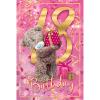 3D Holographic 18th Birthday Me to You Bear Card