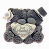 Me to You Bear 2 X 4inch Bride n Groom Good Luck Me to You Bears