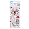 Champange Showers Me to You Bear Hand Finished Toppers