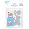 Cupcake Birthday Surprise Me to You Bear Layered Dies
