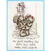 Coats Wedding Sampler Me to You Bear Cross Stitch Kit