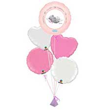 Baby Girl Helium Balloon Bouquet