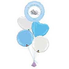 Baby Boy Helium Balloon Bouquet