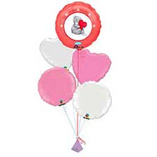 Love You Helium Balloon Bouquet