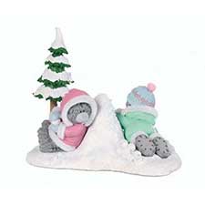 Frosty Fun Me to You Bear Figurine