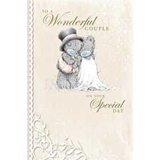 To A Wonderful Couple Me to You Bear Wedding Card
