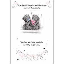 Special Daughter and Son-In-Law Anniversary Me To You Bear Card