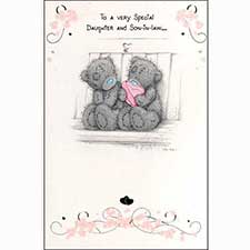 Daughter & Son in Law Me to You Bear Card