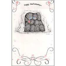 Anniversary Me to You Bear Card