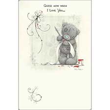 Guess How Much I Love You Me to You Bear Card