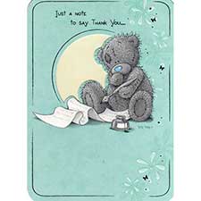 Thank You Me to You Bear Card