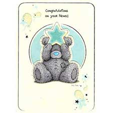 Congratulations On News Me to You Bear Card