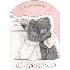 On your Wedding Day Me to You Bear Card