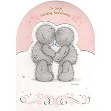 On your Wedding Day Me to You Bear Card