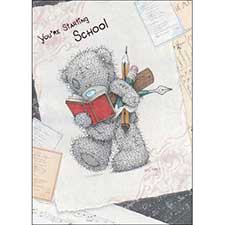 Starting School Me to You Bear Card 