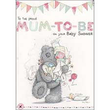 Baby Shower Me to You Bear Card 