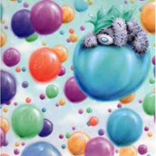 Bear Floating Me to You Bear Card