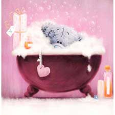 Bear in Bath Me to You Bear Card