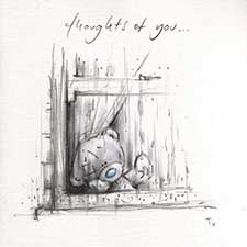 Thought of You Me to You Bear Sketchbook Card