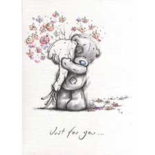 Just for You Me to You Bear Sketchbook Card