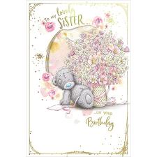 Lovely Sister Me to You Bear Birthday Card