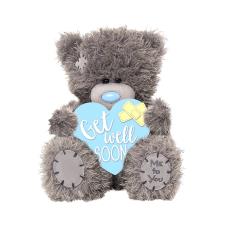 4" Get Well Soon Padded Heart Me to You Bear