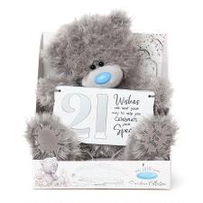 9&quot; Holding 21st Birthday Plaque Me to You Bear