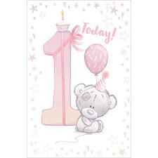 Little Girl 1 Today Tiny Tatty Teddy Me to You Bear 1st Birthday Card