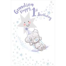 Grandson 1st Birthday Tiny Tatty Teddy Me to You Bear Birthday Card