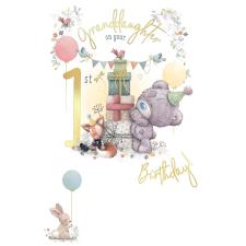 Granddaughter 1st Birthday Me to You Bear Birthday Card